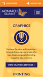 Mobile Screenshot of monarchgraphics.com